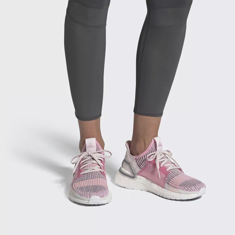 Adidas Ultraboost 19 Tenis Para Correr Rosas Para Mujer (MX-77477)